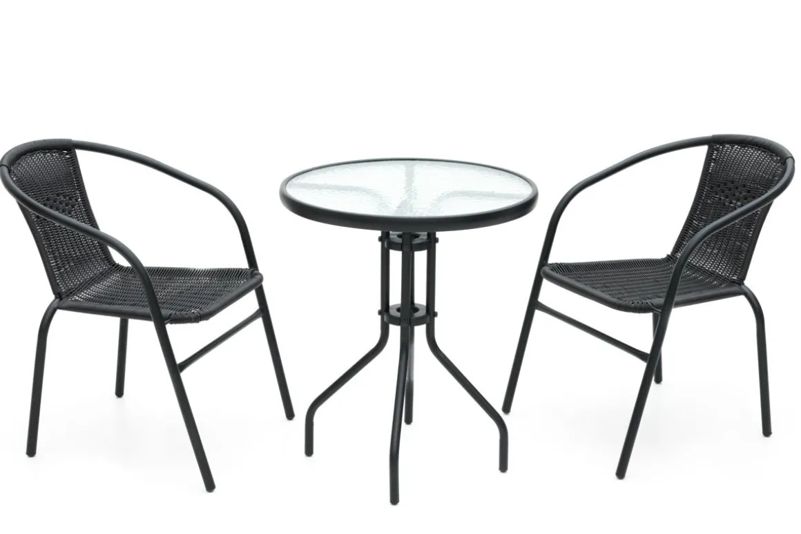 PIHAPUU BISTROSET ROMA PÖYTÄ+ 2 TUOLIA