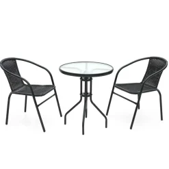 PIHAPUU BISTROSET ROMA PÖYTÄ+ 2 TUOLIA
