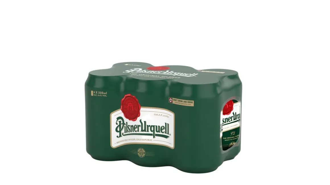 PILSNER URQUELL 4,4% 0,33 TLK 6-PACK 1,98 L
