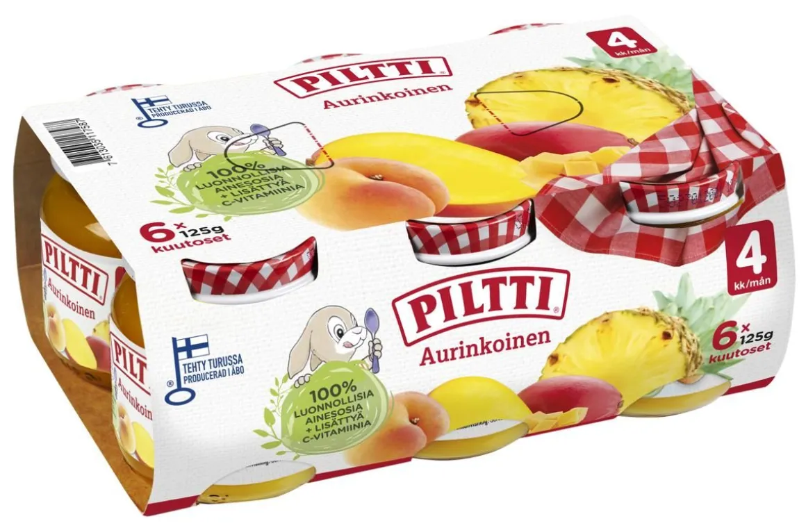 PILTTI AURINKOINEN KUUTOSET 6-PACK 750 G