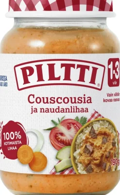 PILTTI COUSCOUSIA JA NAUDANLIHAA 12KK 190 G