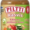 PILTTI KASVIS KIKHERNE-PORKKANA KAURA LASTENATERIA 6KK LUOMU 190 G