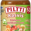 PILTTI KASVIS KIKHERNE-PORKKANA- PASTA LASTENATERIA 1-3V LUOMU