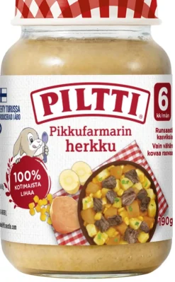 PILTTI PIKKUFARMARIN HERKKU LASTENATERIA 6KK 190 G