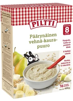 PILTTI PÄÄRYNÄINEN VEHNÄ-KAURAPUUROJAUHE 8KK 450 G
