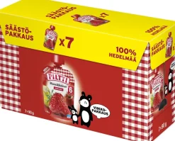PILTTI MANSIKKAINEN MONIPAKKAUS 6KK 7-PACK 630 G