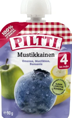 PILTTI MUSTIKKAINEN JUOTAVA VÄLIPALA 90 G
