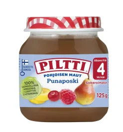 PILTTI POHJOISEN MAUT PUNAPOSKI 4KK 125 G