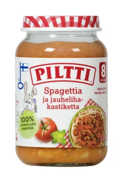 PILTTI SPAGETTIA JA JAUHELIHAKASTIKETTA 8KK 190 G