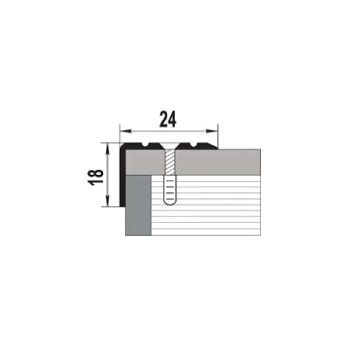 PISLA ASKELK.LISTA 24X18 PRONS TAR 180CM