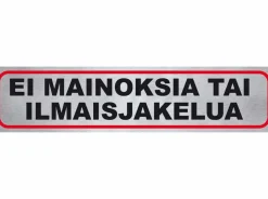 PISLA TARRA "EI MAINOKSIA TAI ILMAISJAKELUA"