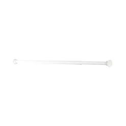 PISLA VERHOTANKO 75-220CM ALUMIINI/VALKOINEN