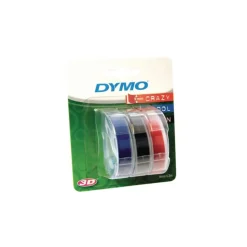 PK3 DYMO KOHOKIRJOITINTEIPPI 9 MM MUS/SIN/PUN