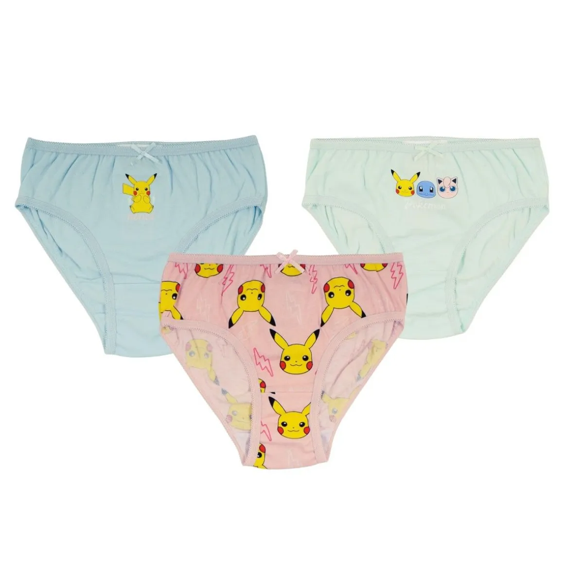 POKEMON TYTTÖJEN POKEMON 3-PACK ALUSHOUSUT 130