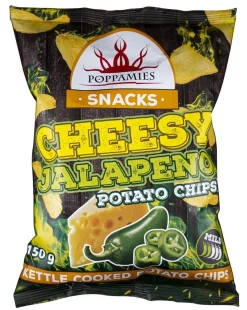 POPPAMIES CHEESY JALAPENO PERUNALASTUT 150 G