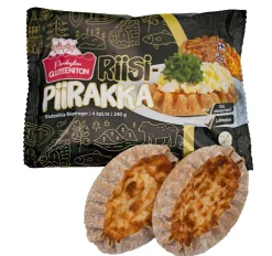 POROKYLÄN RIISIPIIRAKKA 4KPL LAKTON GTON 240 G