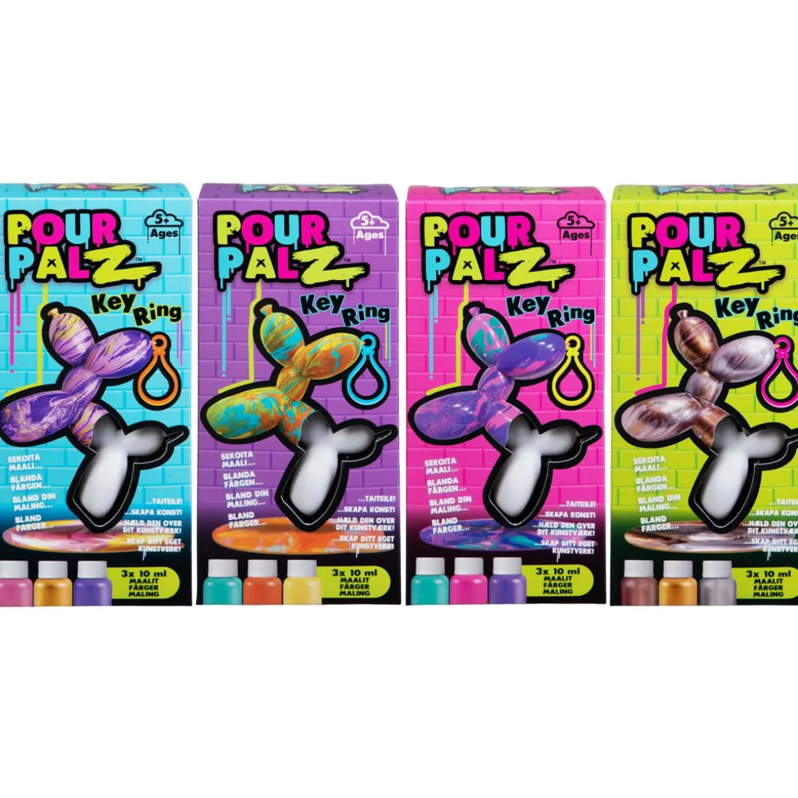 POUR PALZ POUR PALZ BALLOON DOG KEYRING