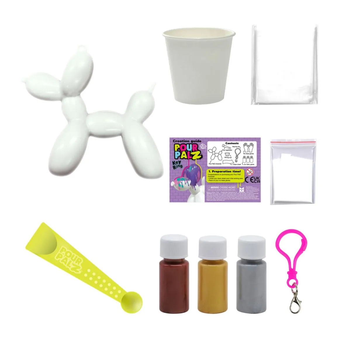 POUR PALZ POUR PALZ BALLOON DOG KEYRING