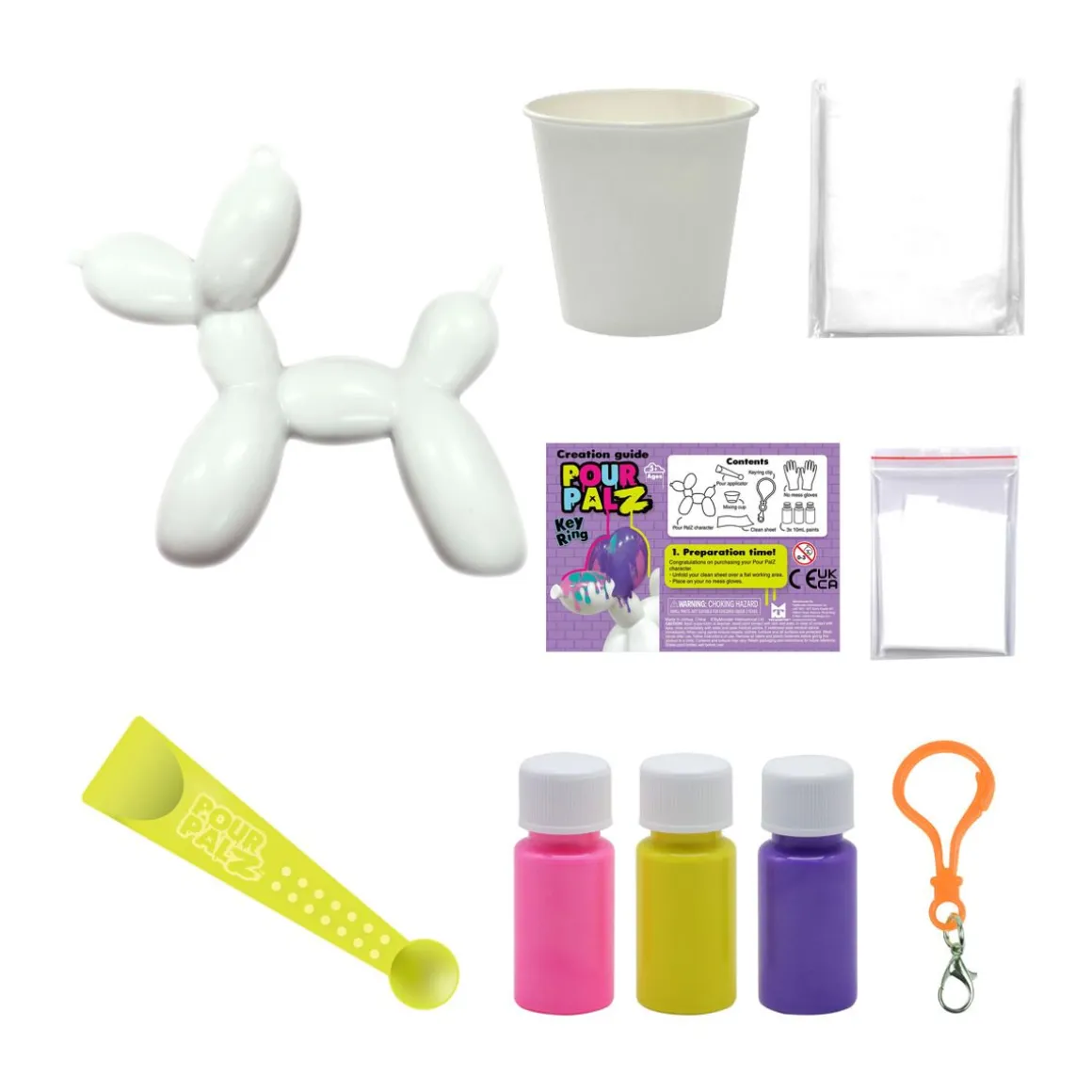POUR PALZ POUR PALZ BALLOON DOG KEYRING