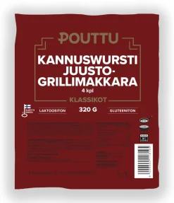 POUTTU KANNUSWURSTI JUUSTOGRILLIMAKKARA 320 G