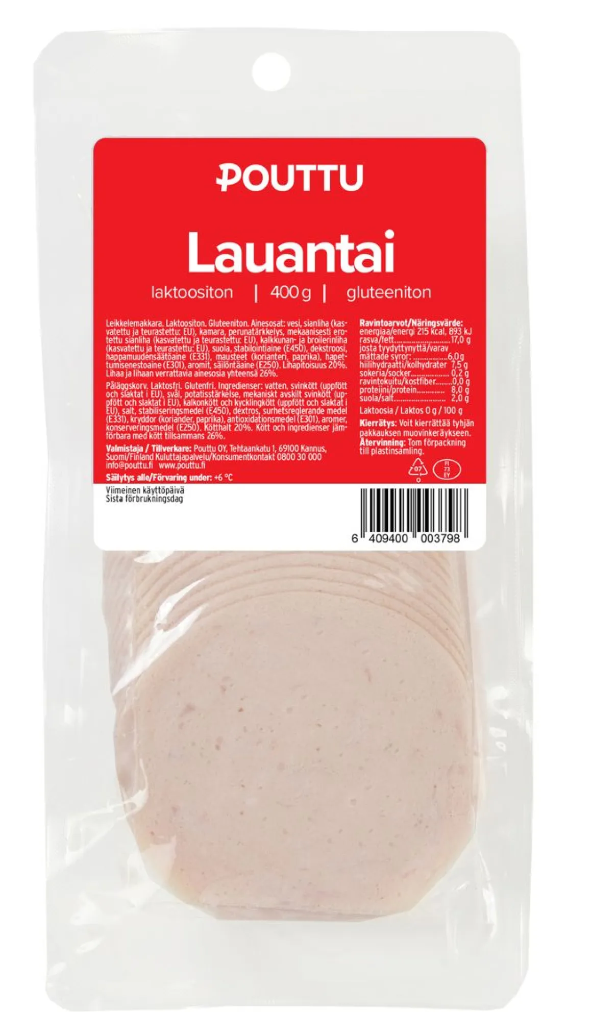POUTTU LAUANTAI 400 G