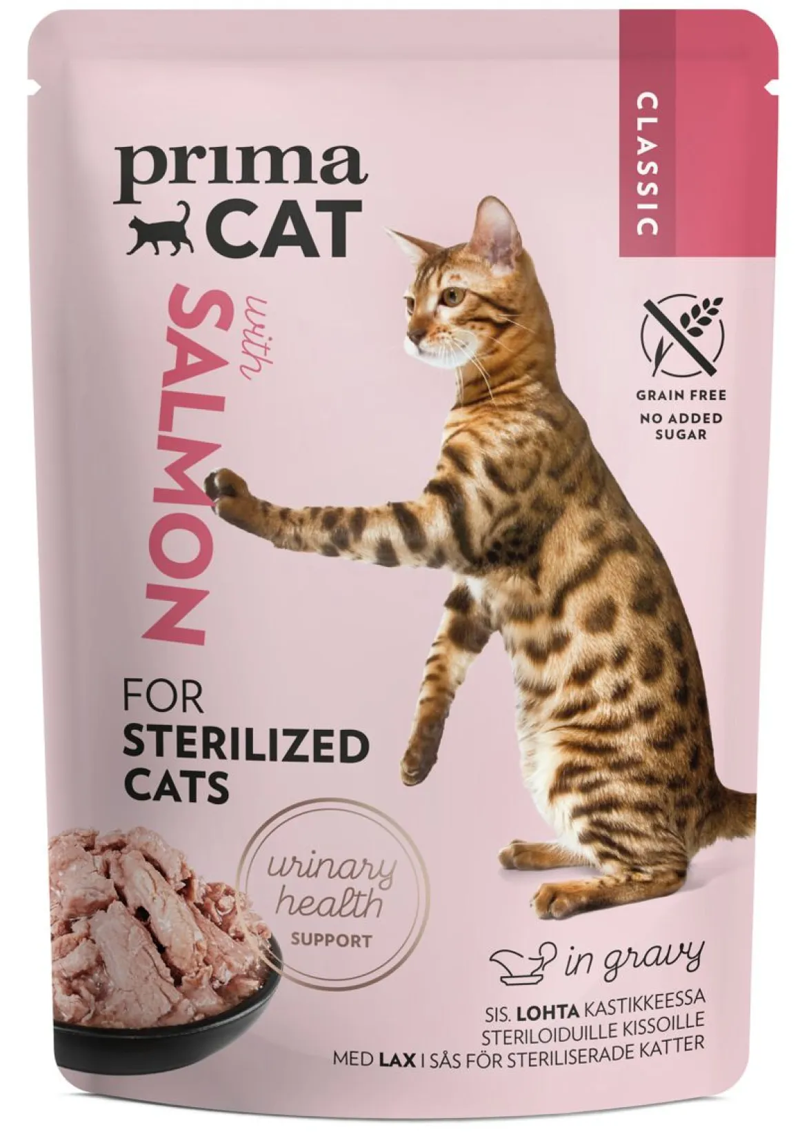 PRICACAT CLASSIC LOHTA KASTIKKEESSA STERILOIDUT KISSAT 85