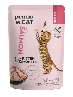 PRIMACAT CLASSIC LOHTA KASTIKKEESSA PENNUT 85 G