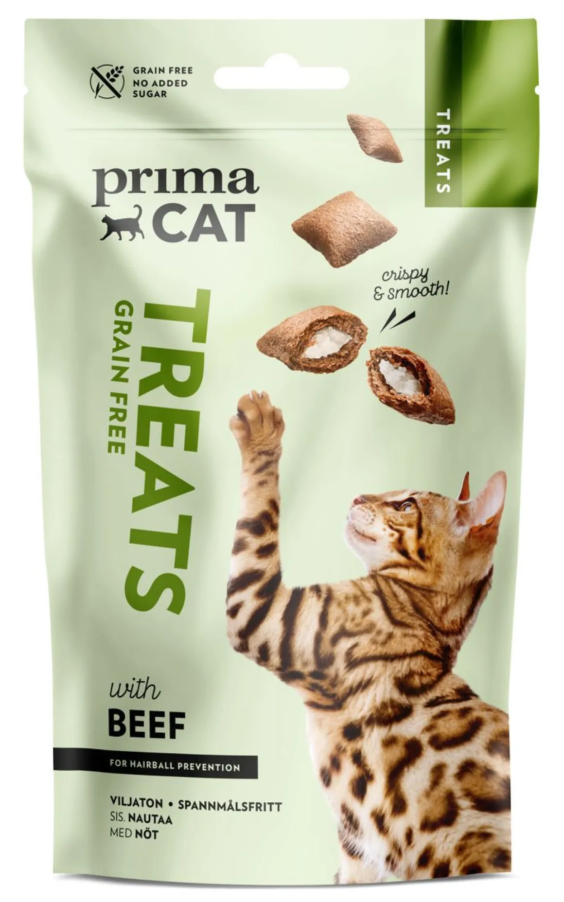 PRIMACAT TREATS CRUNCHY ANTI-HAIRBALL 40 G