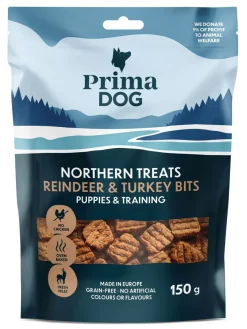 PRIMADOG NORTHERN BITS PORO-KALKKUNA PENNUILLE & TREENAAMI