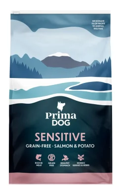 PRIMADOG TÄYSRAVINTO VILJATON LOHI-PERUNA ADULT 3 KG