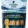 PRIMADOG NORTHERN TREATS KANA-KALKKUNATANKO 150 G