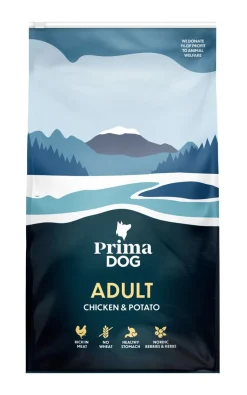 PRIMADOG TÄYSRAVINTO KANA-PERUNA KAIKKI RODUT 10 KG
