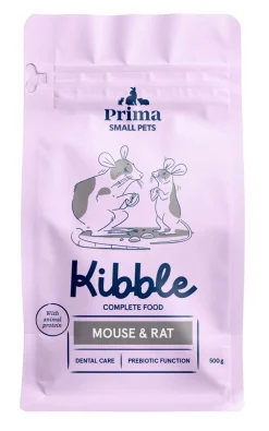 PRIMA SMALL PETS KIBBLE TÄYSRAVINTO HIIRILLE JA ROTILLE 500