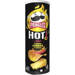 PRINGLES HOT FLAMIN CHEESE 160 G