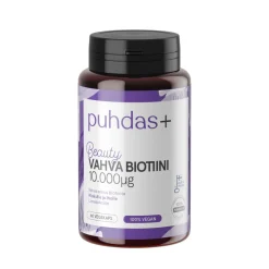 PUHDAS+ BEAUTY BIOTIINI 10.000  G VEGEKAPS 60 KPL