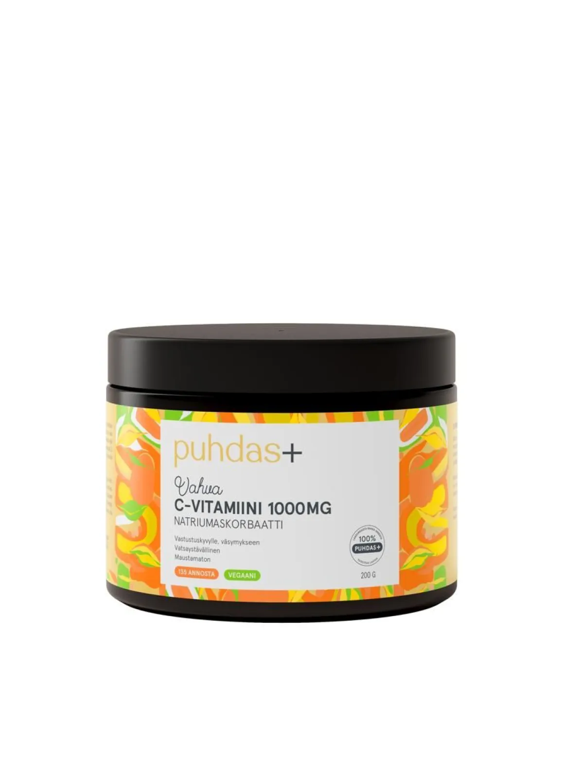 PUHDAS+ C-VITAMIINI 1000MG JAUHE 200 G