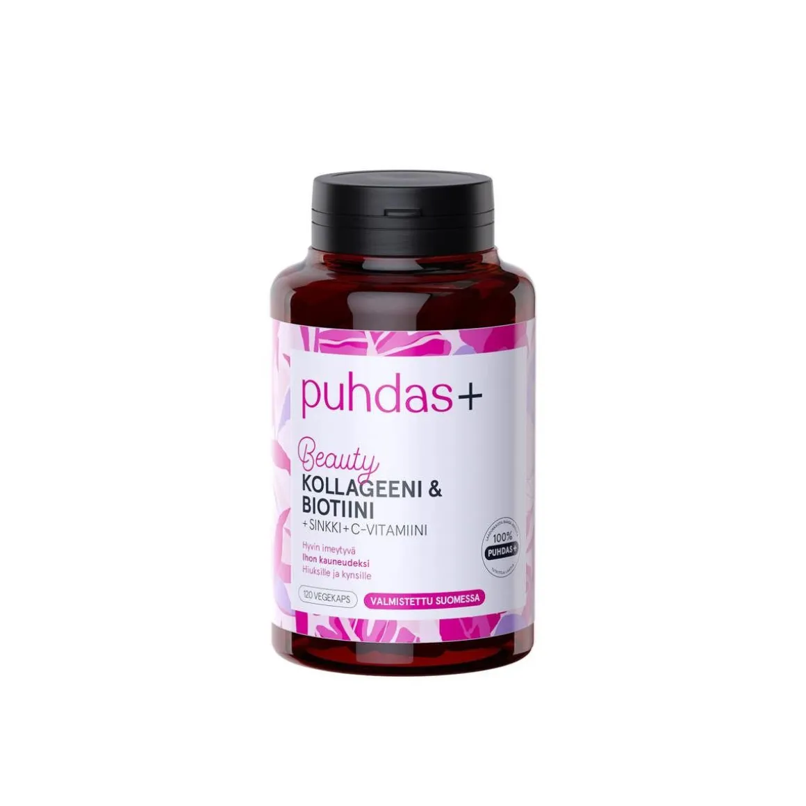 PUHDAS+ KOLLAGEENI & BIOTIINI 120 KPL