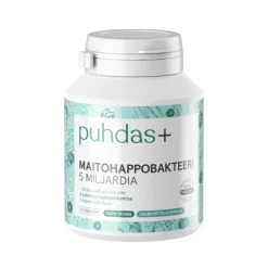 PUHDAS+ MAITOHAPPOBAKTEERI 5 MILJARDIA 75 KPL