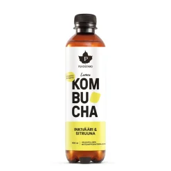 PUHDISTAMO LUOMU KOMBUCHA INKIVÄÄRI & SITRUUNA KMP 400 ML