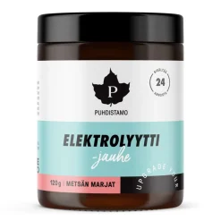 PUHDISTAMO ELEKTROLYYTTIJAUHE MARJAISA 120 G