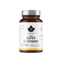 PUHDISTAMO SUPER D-VITAMIINI 120 KPL