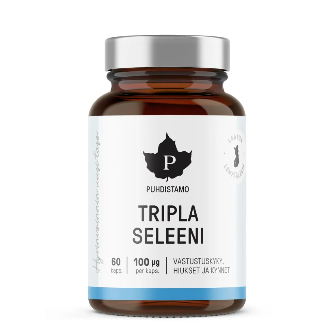 PUHDISTAMO TRIPLA SELEENI 60 KPL