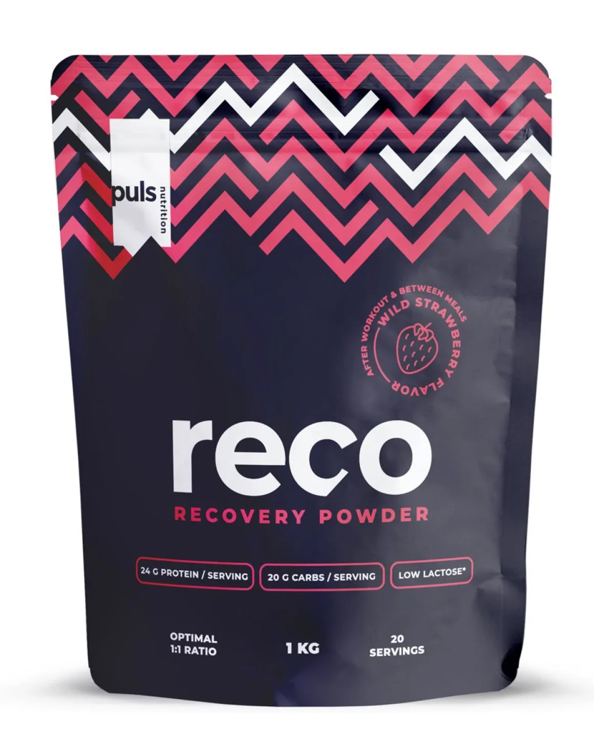 PULS NUTRITION PULS RECO METSÄMANSIKKA 1KG LAKTOOSITON