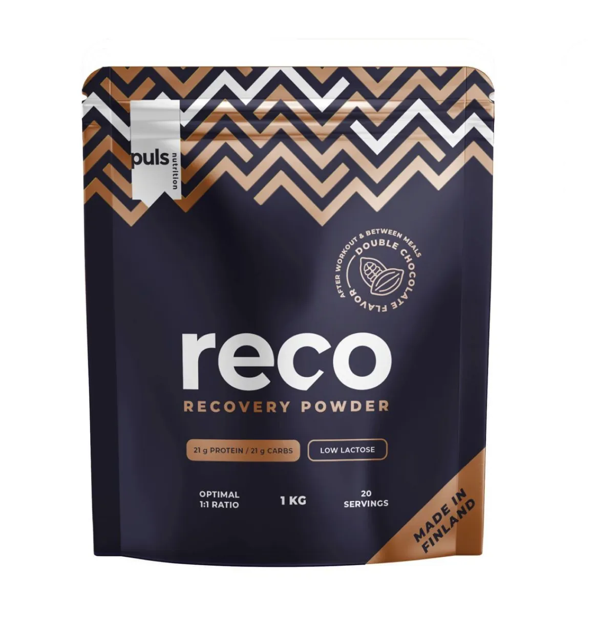 PULS NUTRITION PULS RECO SUKLAA 1KG LAKTOOSITON