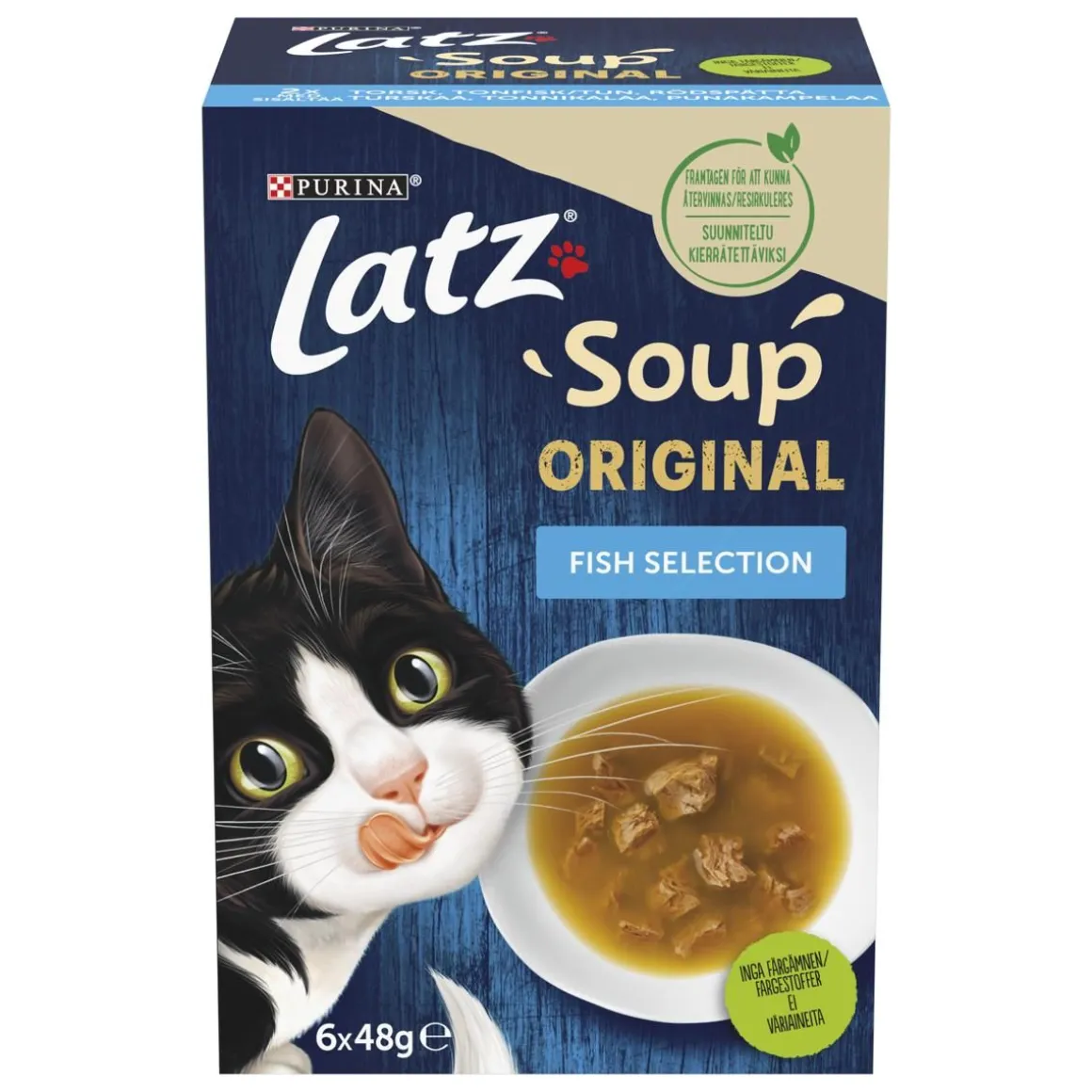 PURINA LATZ SOUP FISH SELECTION 6*48G 288 G