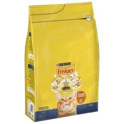 PURINA FRISKIES KISSAN TÄYSRAVINTO STERILIZED KALKKUNA-KASVIS 3 KG