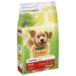 PURINA FRISKIES KOIRAN TÄYSRAVINTO ADULT NAUDANLIHA 4 KG