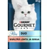 PURINA GOURMET PERLE ANNOSP SEASIDE DUO LOHI-VALKOINEN KALA 85 G