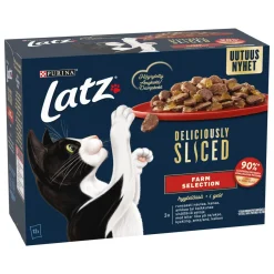 PURINA LATZ DELICIOUSLY SLICED FARM LAJ 12*80G 960 G