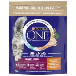 PURINA ONE KISSAN TÄYSRAVINTO URINARY HEALTH KANAA JA VEHNÄÄ 750 G